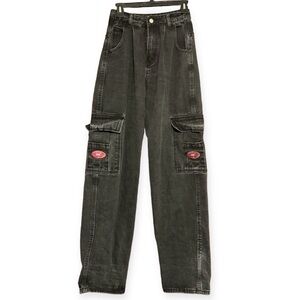 SHEIN High Waist Slant Pocket Cargo JeansSize XS